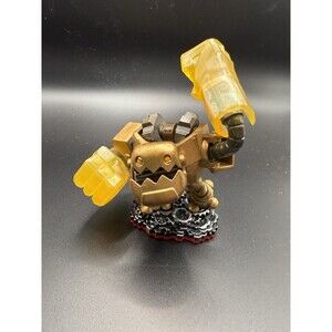 Skylanders Trap Team JAWBREAKER Gold Master Figure 2014 Activision 87001888